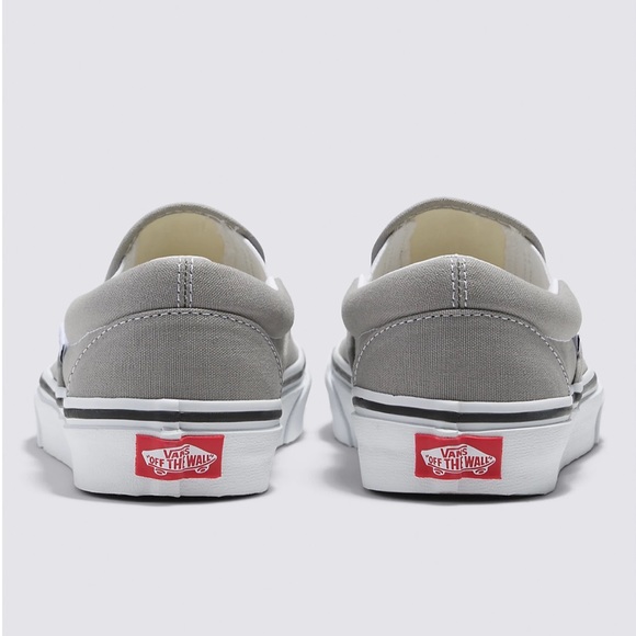 Women’s Gray Slip On Vans Size 7.5 - Picture 3 of 15